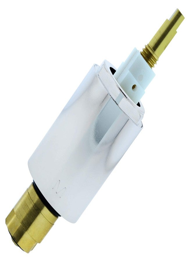 أفالون فارما خرطوشة دش أفالون ميكست لحوض استحمام واحد ومقابض دش، وساق صنبور نحاسي وصامولة تثبيت من الكروم - Image 1