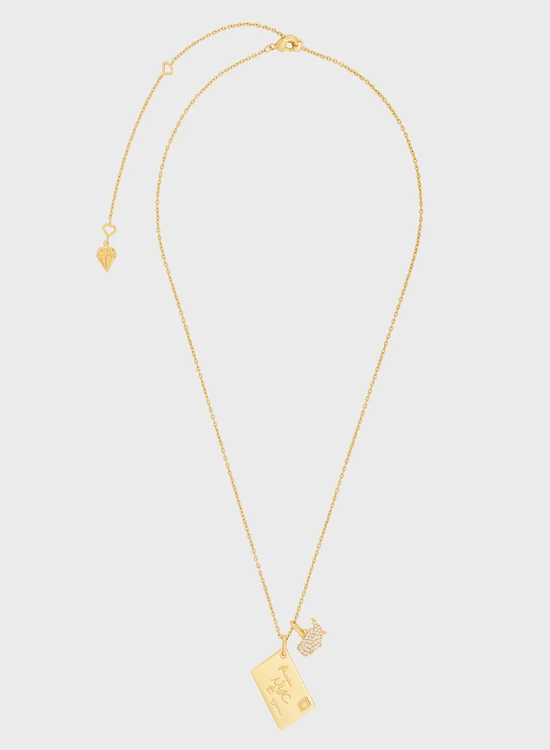 Wanderlust + co From NYC To You Gold Necklace
