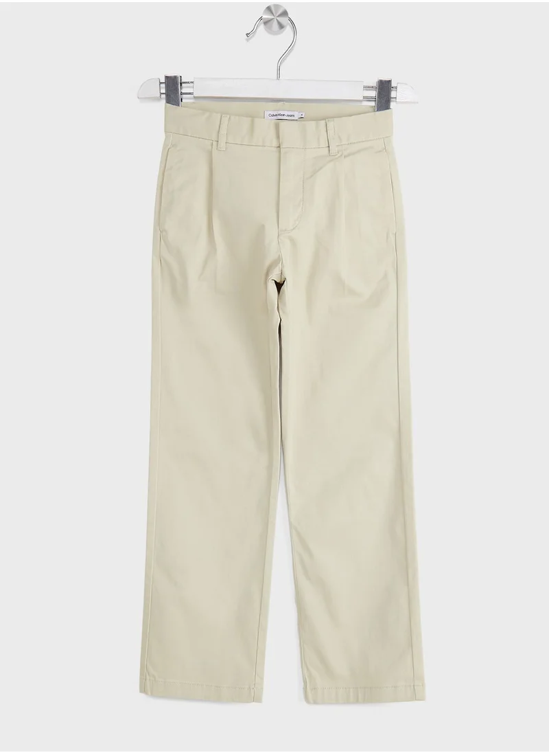 Calvin Klein Jeans Youth Straight Fit Chinos