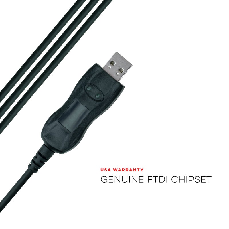 BTECH PC03 FTDI Universal Plug & Play USB Programming Cable for BTECH, Baofeng, Kenwood Radios - Compatible with UV-5R, BF-F8HP, GMRS-V2, UV-82HP & More - Easy Setup, No Driver Needed - Image 4