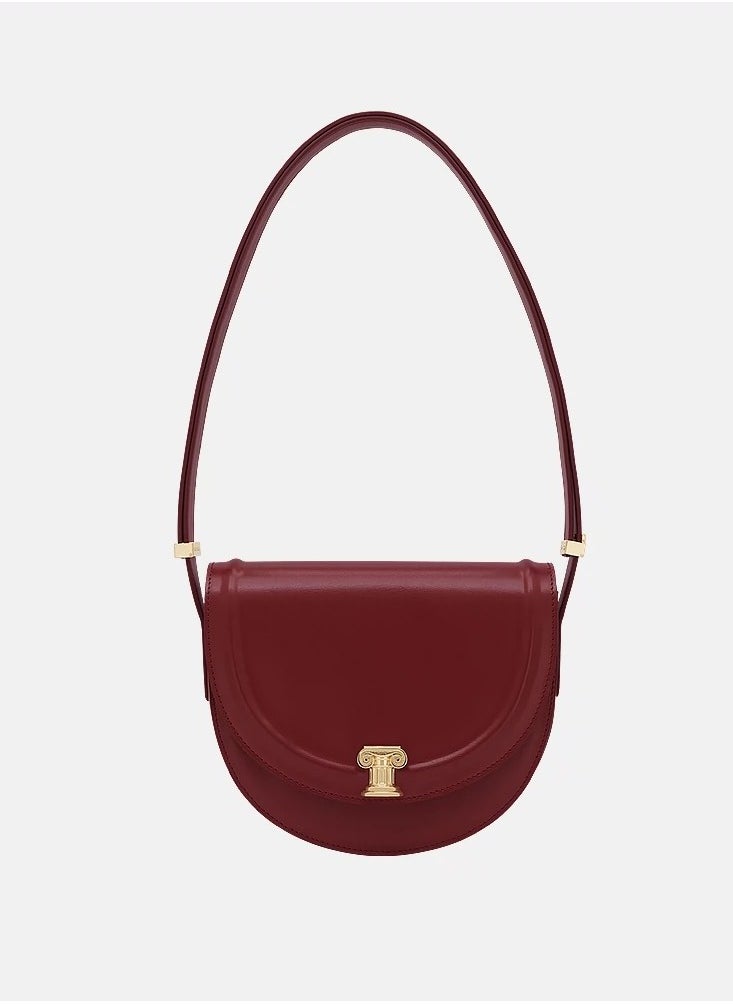 AC - A.Cloud Sunset Saddle Bag Vintage Roman Column Shoulder Bag Modern Underarm Handbag - Image 1