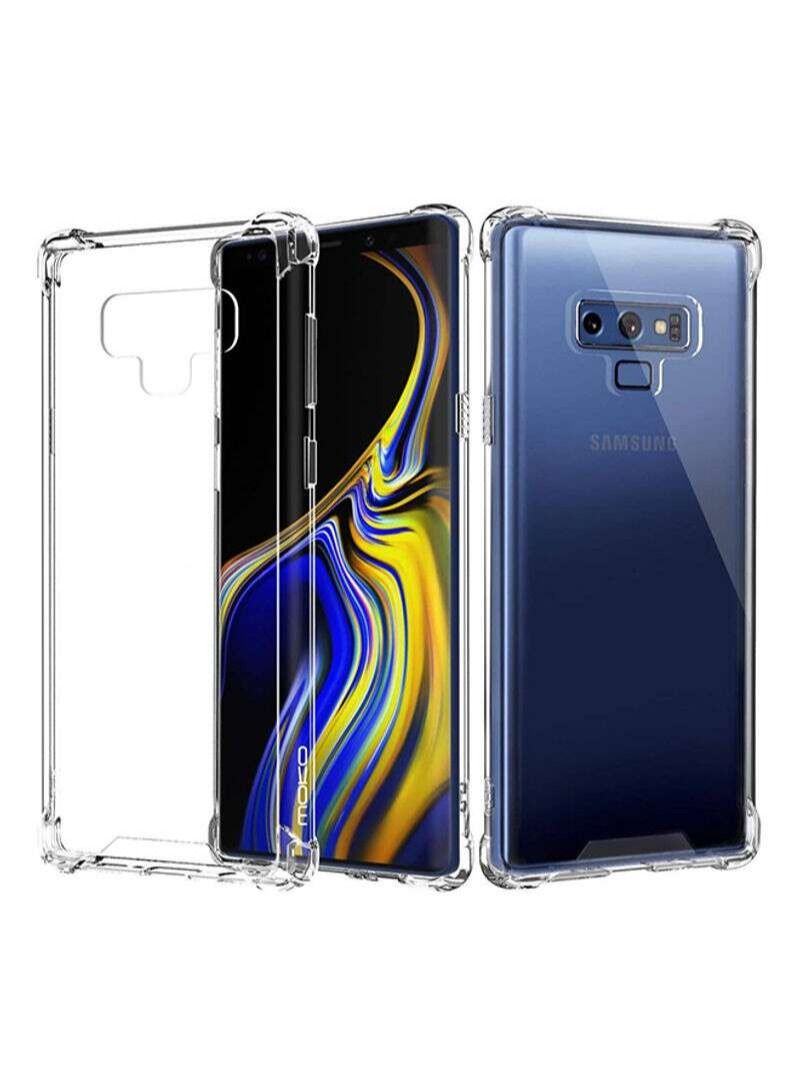 BORTONY Clear View Standing Case Cover For Samsung Galaxy Note 9 Clear - Image 4