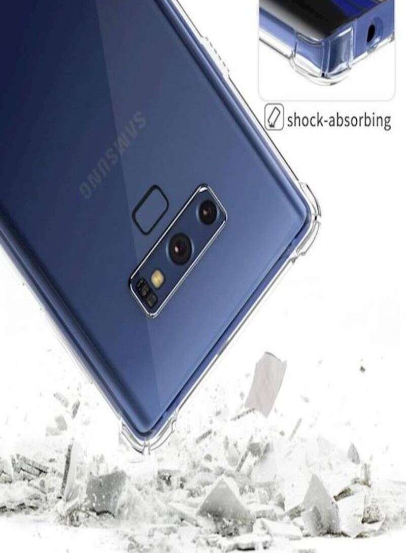BORTONY Clear View Standing Case Cover For Samsung Galaxy Note 9 Clear - Image 3