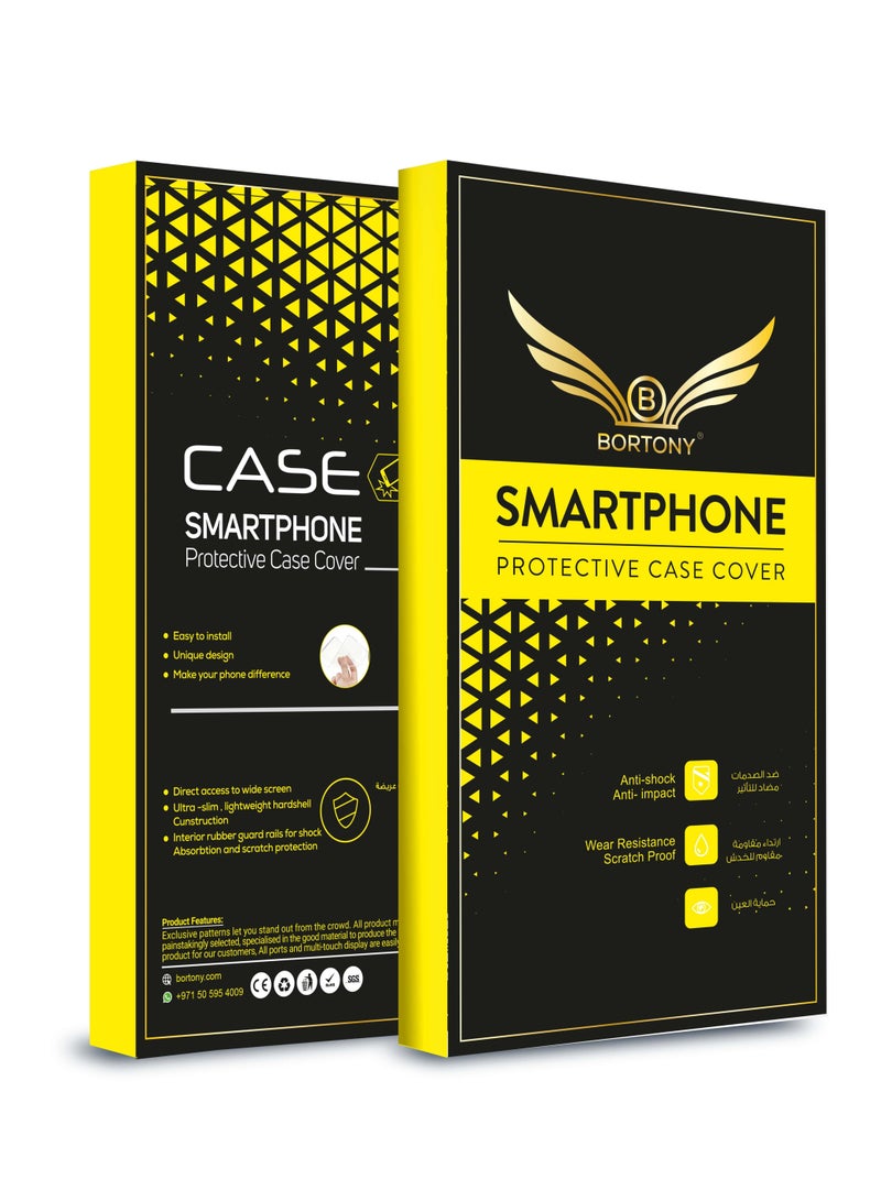 BORTONY Clear View Standing Case Cover For Samsung Galaxy Note 9 Clear - Image 5