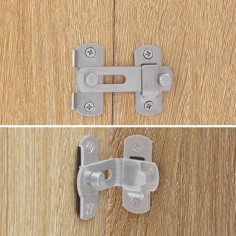 Double Pack Rustproof Door Clip High Density Security Security Home Work Sliding Entry Animal Enclosure Slide Gate Safety - Image 4