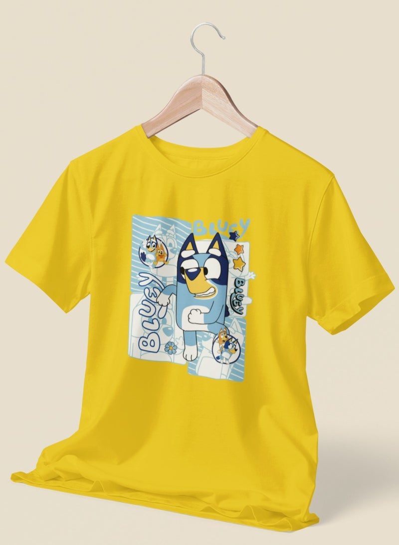 ZOOM Cute Bluey T-Shirt for Toddlers and Kids 