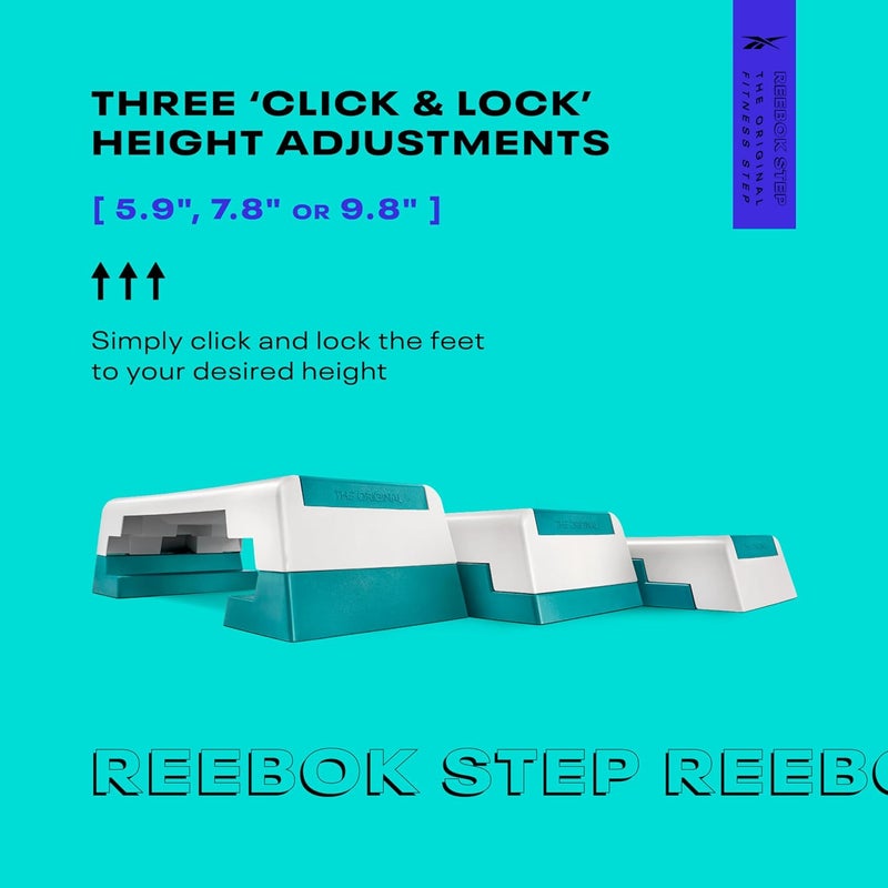 Reebok Step - The Original - Teal | reebok Sports Training Accessories Equipment | Durable Design for Training, Fitness & Everyday Use - Image 3