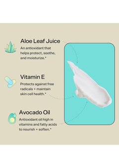 Bubble Bubble Skincare Slam Dunk Hydrating Facial Moisturizer - Natural Aloe Juice + Avocado Oil for Skin Hydration and Blue Light Protection - Daily Face Moisturizer for Sensitive Skin (50ml)  - Image 4