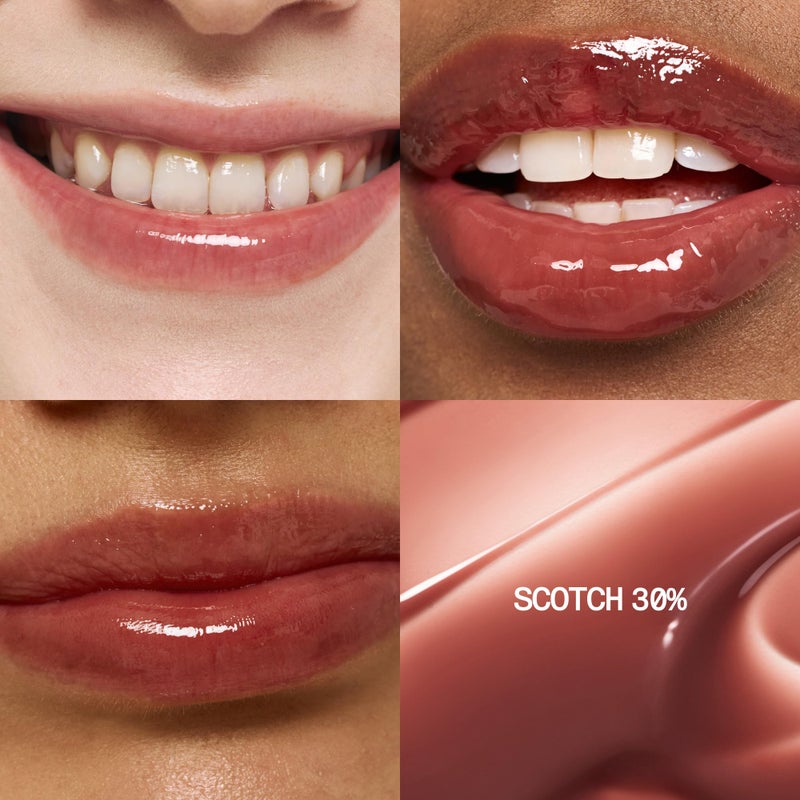 fwee 3D Voluming Gloss 30% (Sheer) | Scotch 30% l High Shine, Non-Sticky Lip Gloss for Makeup | Long-Lasting, Moisturizing Gel Formula | 30%, 70% Pigment Options | Stocking Stuffers | 5.3g - Image 2