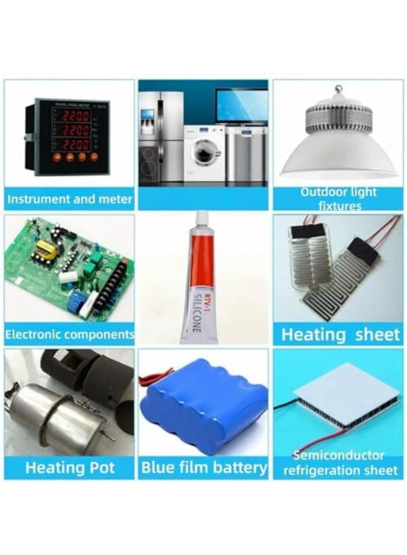 SYOSI Thermal Paste, High Performance Heat Sink Compound, Long-Life Thermal Grease, Thermal Conductive Glue for CPU, GPU, Memory, and Other Electronic Components & Equipment - Image 5