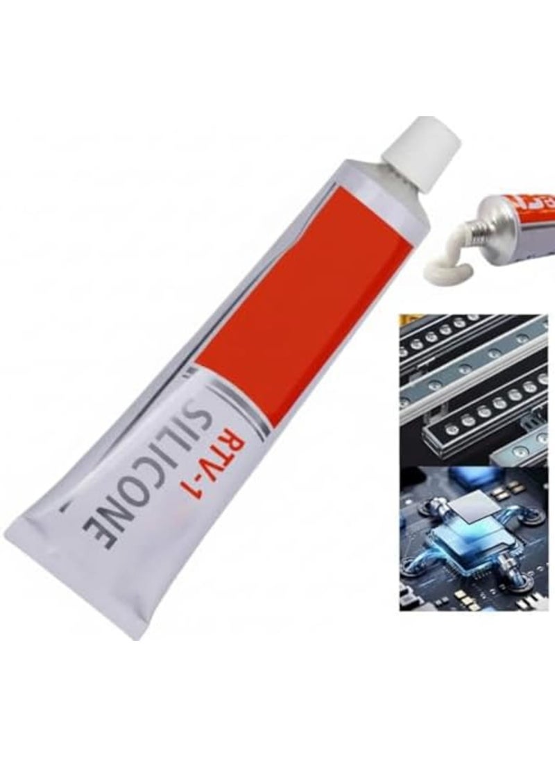 SYOSI Thermal Paste, High Performance Heat Sink Compound, Long-Life Thermal Grease, Thermal Conductive Glue for CPU, GPU, Memory, and Other Electronic Components & Equipment - Image 1