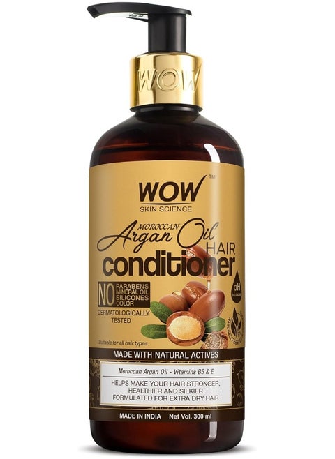 Moroccan Argan Oil Conditioner For Dry Hair Frizz Free 300 Ml