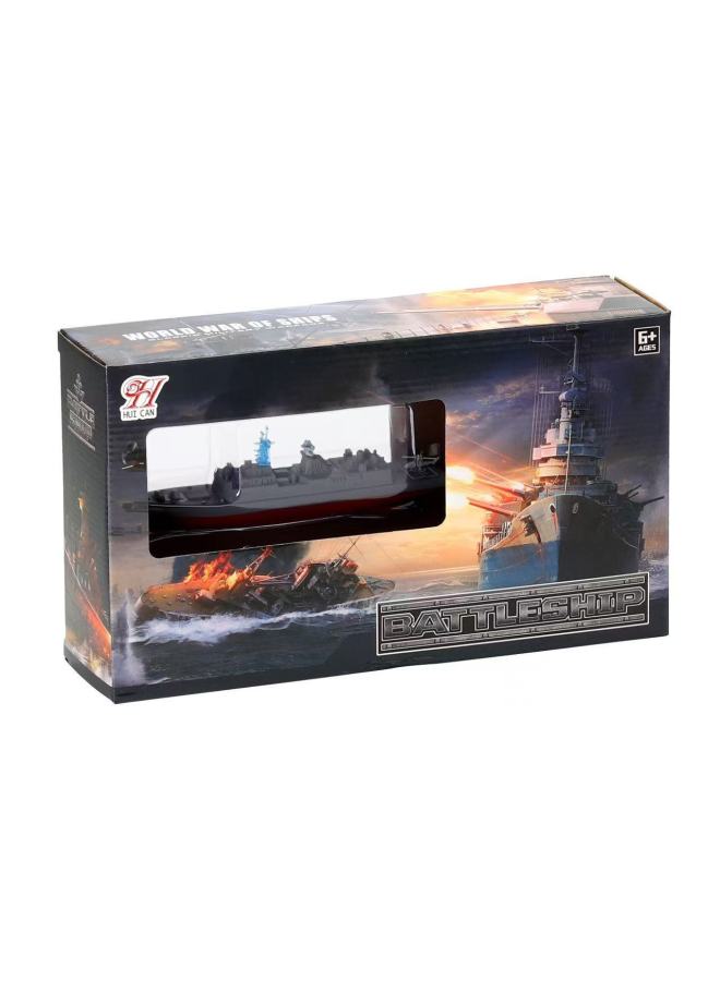 الأطفال البسيطة التحكم عن بعد قارب الصيف المياه الكهربائية سفينة حربية قارب سريع 2.4G عالية السرعة التحكم عن بعد قارب لعبة بالجملة-اللون: اختياري 1 + 1 - Image 1