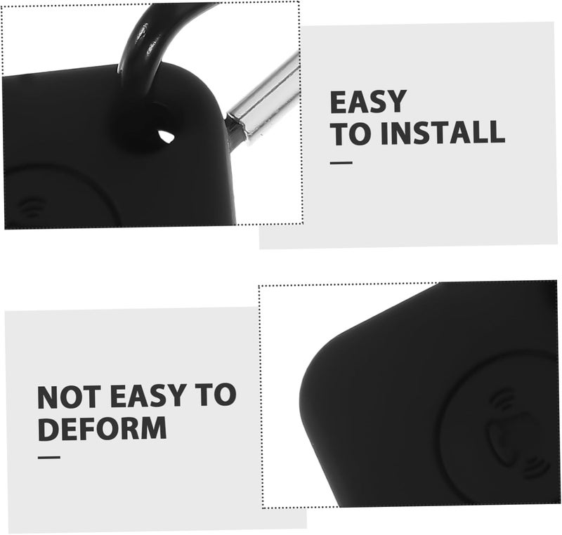 2pcs Tile Mate Pro Compatible Silicone Case Smart Cover Tile Wallet Tracker Protective Shell Accessory Easy to Install Carrying Clip - Image 2