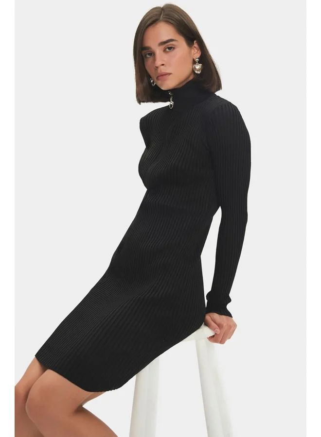 JUNE Ribbed Mini Dress