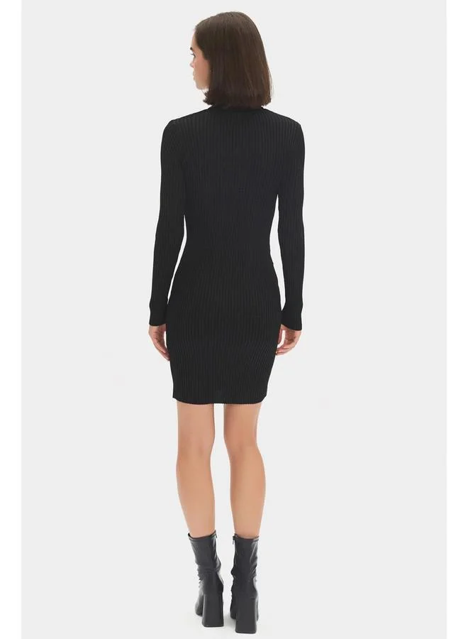 JUNE Ribbed Mini Dress