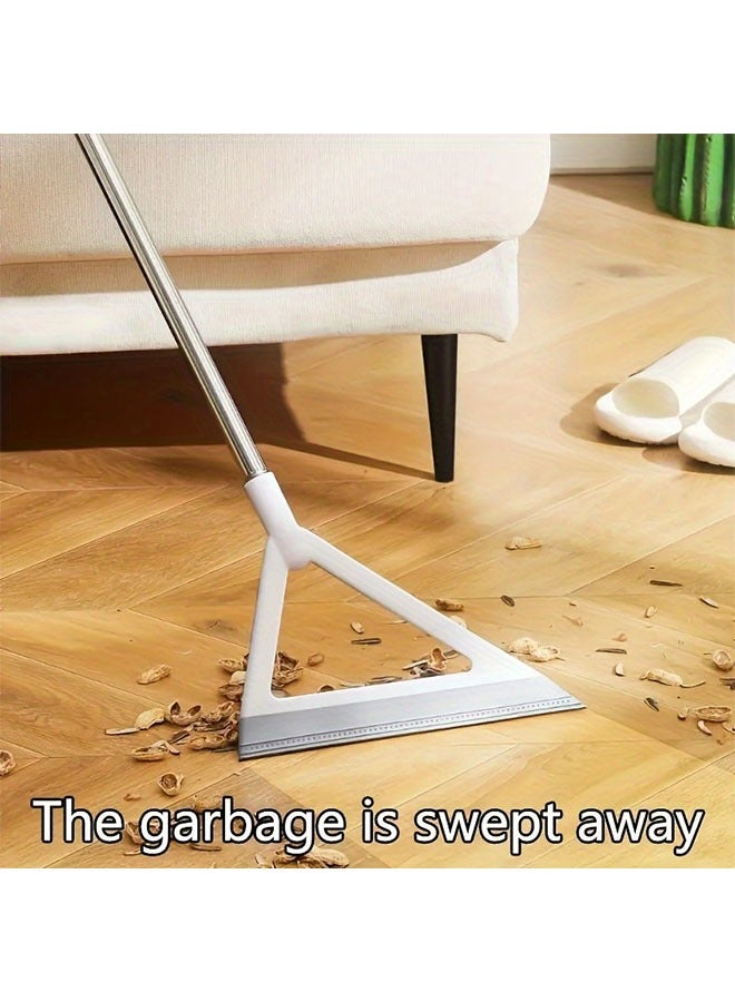 HOMESTAR Multifunction Magic Broom - Multi-Surface Floor Cleaner for Hardwood, Tile, Linoleum - Effortless Debris Removal in Bathroom, Kitchen, Living Room, Outdoor, Broom Sweeping Floor, Indoor Cleaning Tool, Modern Cleaning Tool, Durable Plastic Handle, Compact Sweeper, Sturdy Construction, Dust Remover, Home Cleaners ﻿ - Image 1