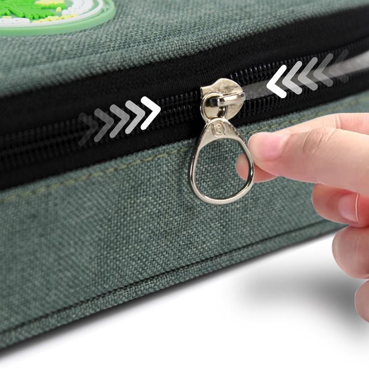 Kids Pencil Case British Style 6-12 Years,School Supplies Large Capacity Durable Stationery Bag Gift - Image 2