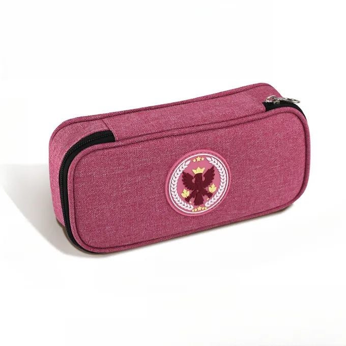 Kids Pencil Case British Style 6-12 Years,School Supplies Large Capacity Durable Stationery Bag Gift - Image 1