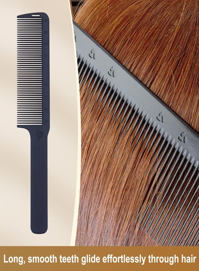 Perfehair مشط حلاقة احترافي من PERFEHAIR - عبوة من 2 لقص الشعر بتدرج وتصفيف مسطح 9.4 بوصة من ألياف الكربون مقاوم للكهرباء الساكنة ومقاوم للحرارة ومتين للرجال والنساء - Image 5