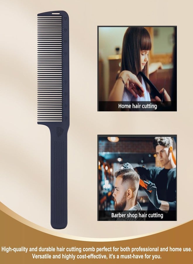 Perfehair مشط حلاقة احترافي من PERFEHAIR - عبوة من 2 لقص الشعر بتدرج وتصفيف مسطح 9.4 بوصة من ألياف الكربون مقاوم للكهرباء الساكنة ومقاوم للحرارة ومتين للرجال والنساء - Image 4