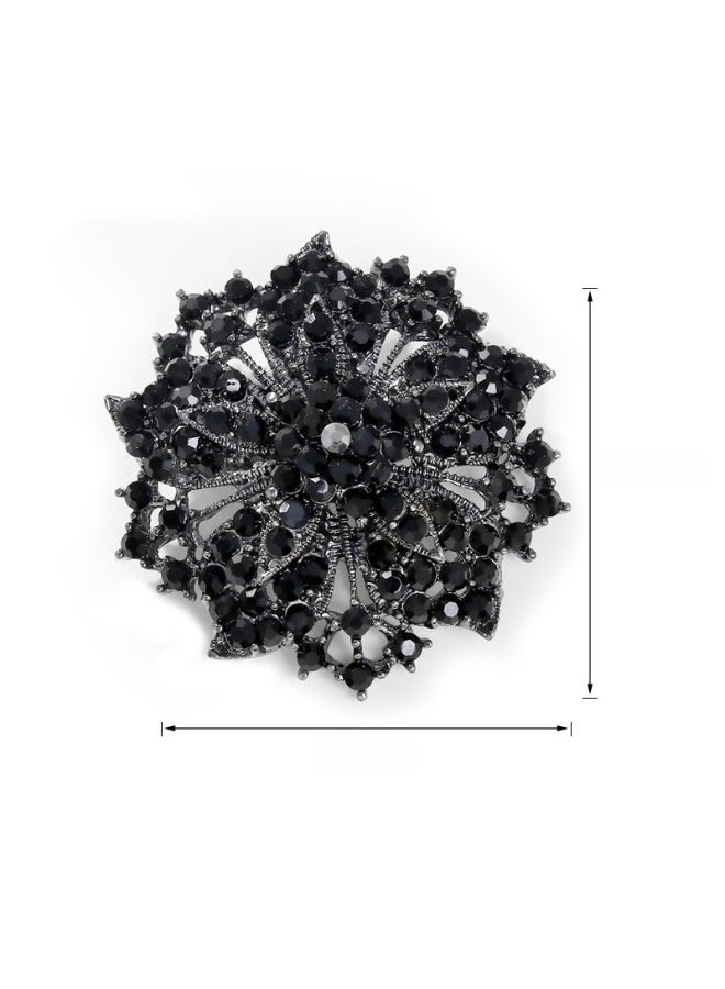 Shougu New Fashionable Diamond Studded Brooch Chest Flower 