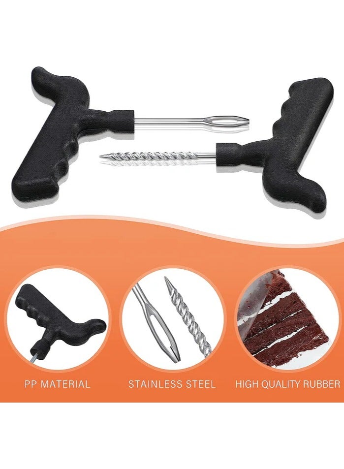 HERIOS Tubeless Tyre Puncture Repair Kit for Car & Bike, Car Puncture Kit includes Plier and Puncture Strips - Image 3