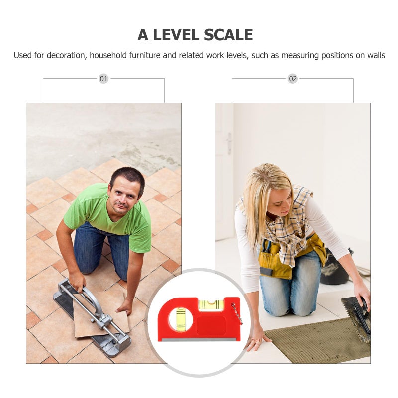 Red String Line Level Tool for Layout Brick Working Shed Base Slope Measuring - Image 4
