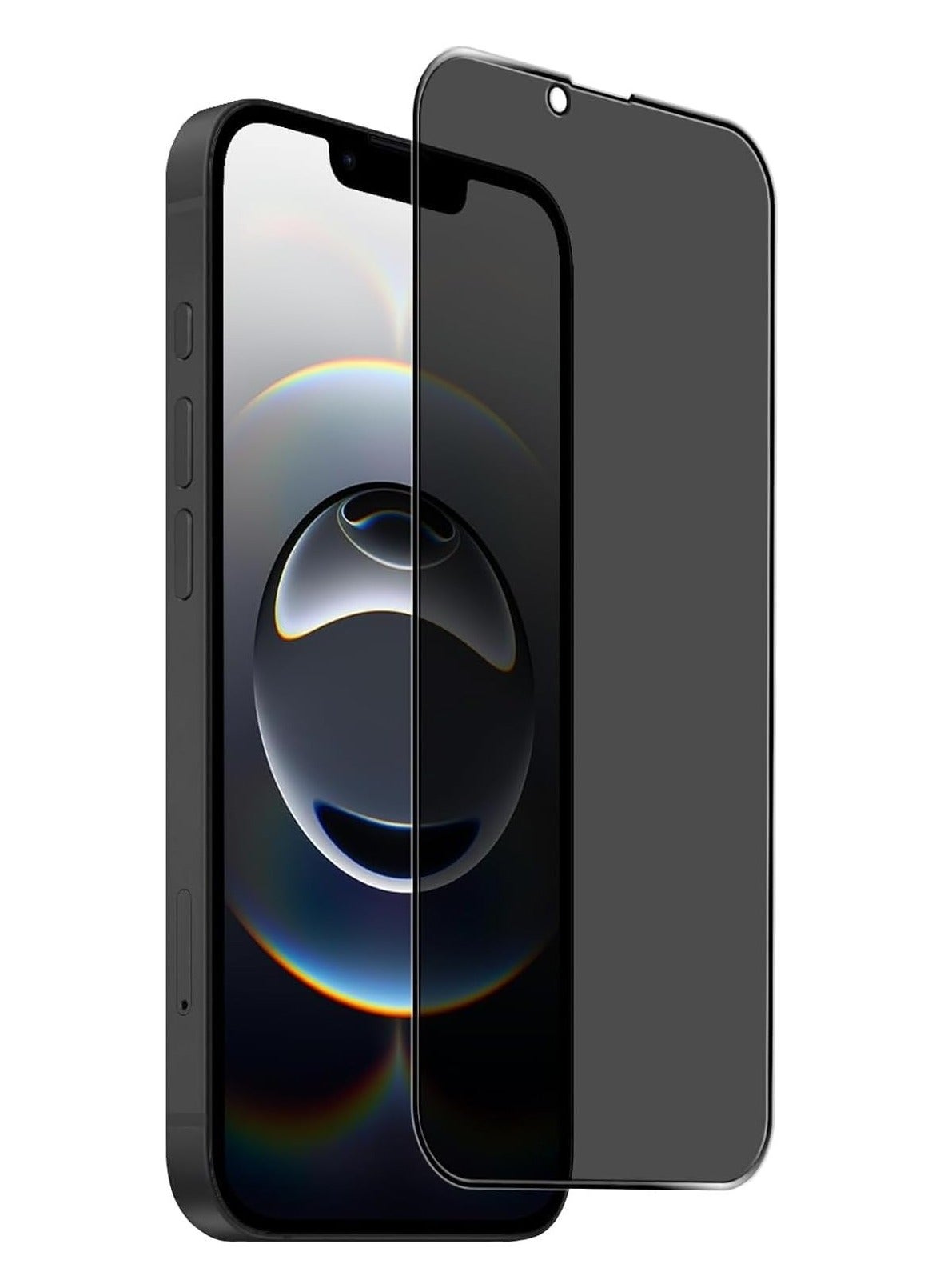 Privacy Tempered Glass Screen Protector for iPhone 16e 2025, Easy to Install Protection with Fingerprint, Ultra Clear, Touch Sensitivity, Anti-Spy