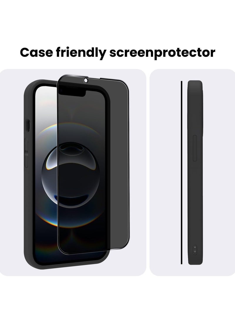 Denx Privacy Tempered Glass Screen Protector for iPhone 16e 2025, Easy to Install Protection with Fingerprint, Ultra Clear, Touch Sensitivity, Anti-Spy  - Image 4