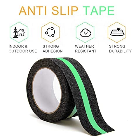 Gokich Gokich Anti Slip Tape with Glow in the Dark Non Skid Glow Safety Tape for Indoor Outdoor  - Image 2