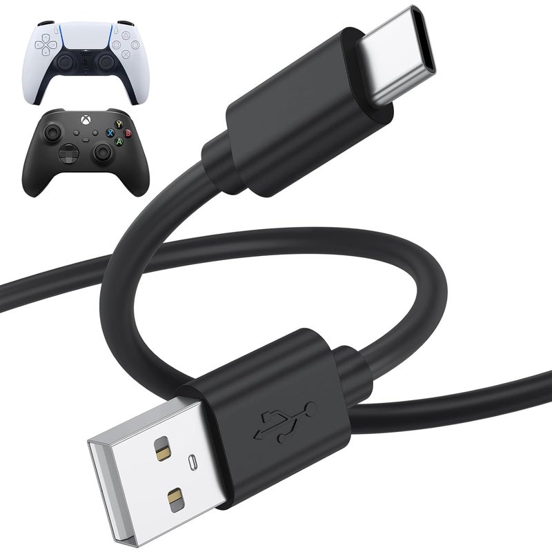 Demark Quick assemble PS5 controller cable, 1m/3m USB C PS5 Charging Cable for PS5 Dual Sense, X-Box Series X/S, Switch/Pro/Lite Controllers (3M) General compatible design - Image 1