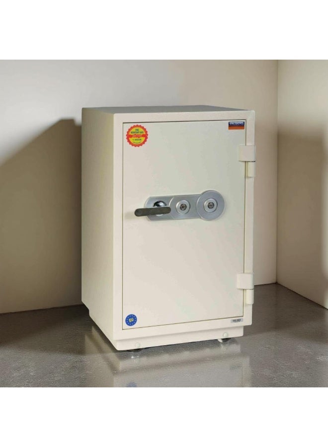 DANUBE HOME Aa Lp Valberg Fire-Resistant Safe Locker With Two Keylocks For Enhanced Security Durable And Reliable Ideal For Home Office And Valuables Protection - Image 1