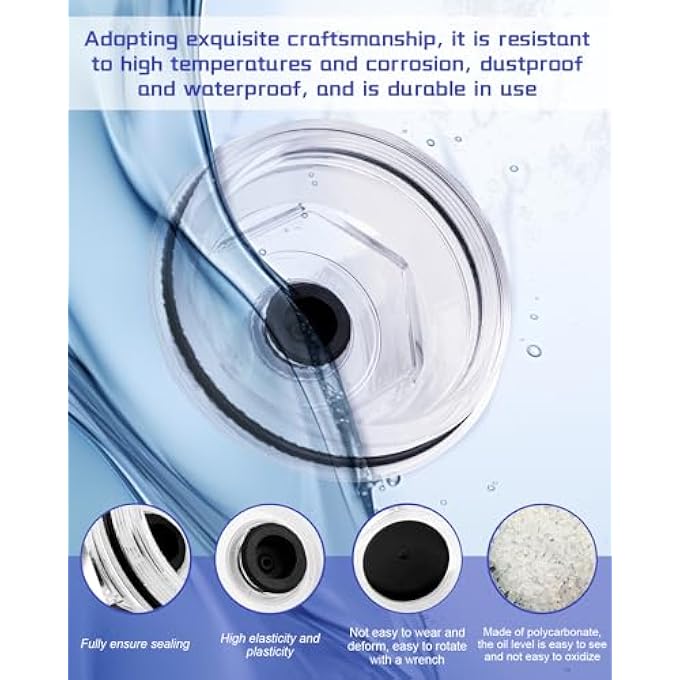 rayihni K7170400 Oil Bath Dust Caps 2188 Fit for Drum Number 8415 After July 2009Drum Number 8430 After April 2013 Fit for Trailer Axle Dexter 9K 10K 35 Thread OD 12 Thread 4 PCS - Image 3