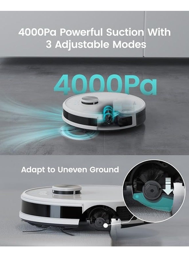 Lefant M1 Robot Vacuum and Mop – 4000Pa Suction Power, LiDAR Navigation, 150-Min Runtime, Multi-Floor Mapping, Self-Charging, Smart No-Go Zones - Image 3