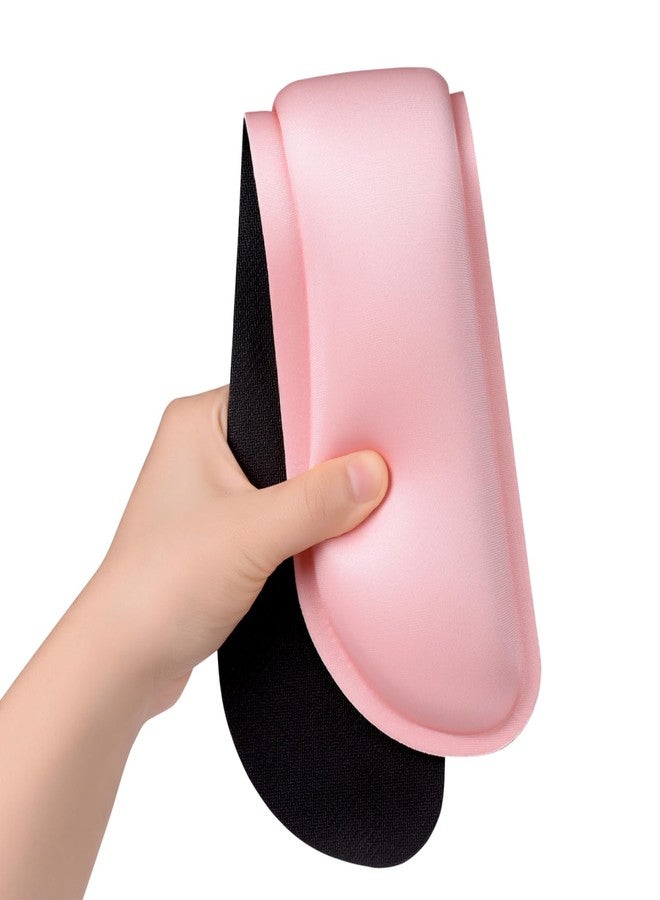 Dapesuom Enlarge Keyboard Wrist Rest Pad, Cute Memory Foam Wrist Rest for Computer Keyboard, Ergonomic Keyboard Mouse Wrist Support for Typing Pain Relief, Comfort for Office, Gaming, Rose Pink - Image 3