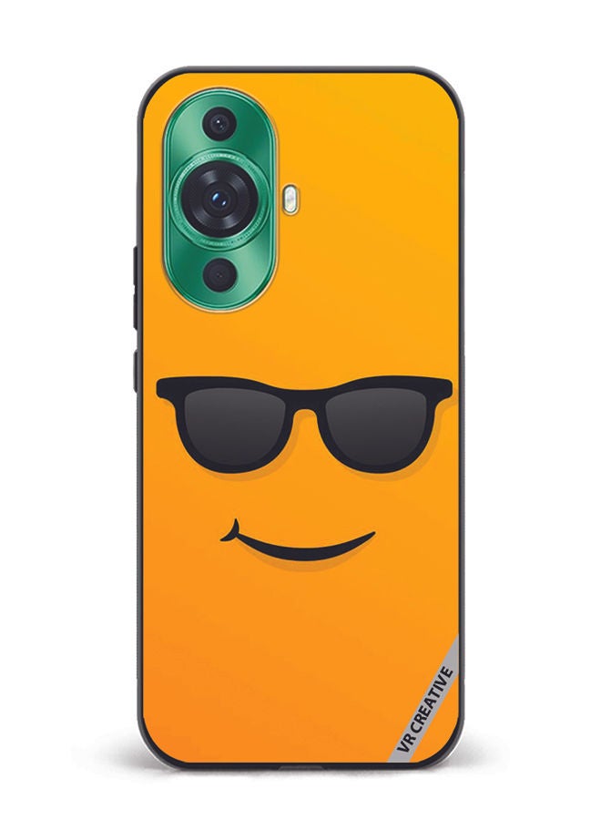 VR CREATIVE Protective Case Cover For Huawei nova 11 Sunglass Emoji Design Multicolour - Image 1