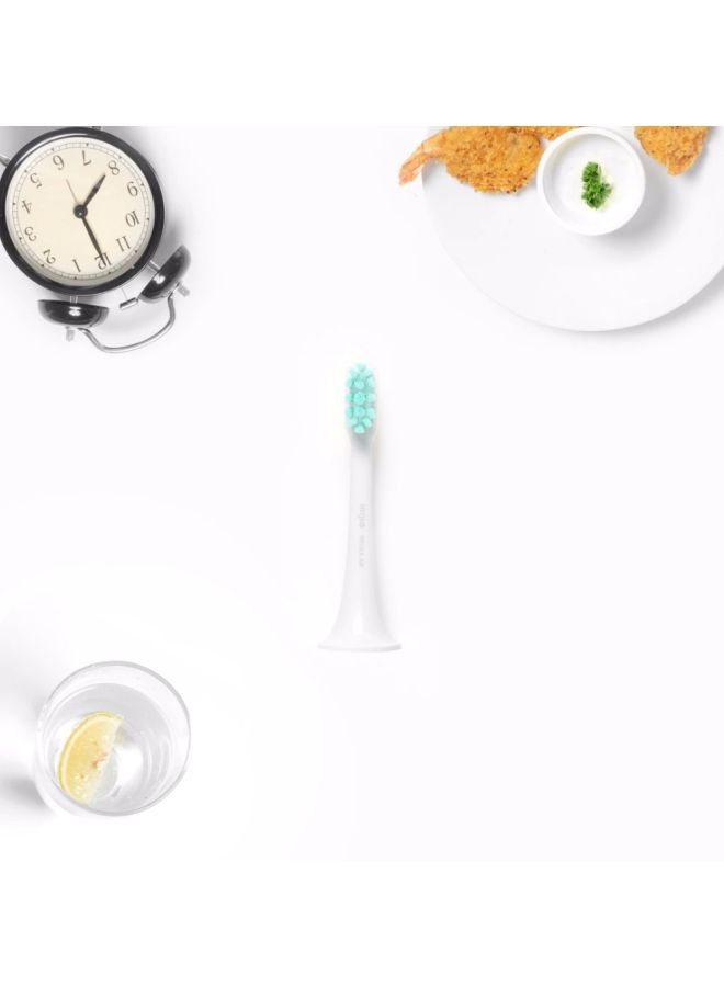 NIBEMINENT 3 Pack Electric Toothbrush Head White/Green 14x8x3cm - Image 4