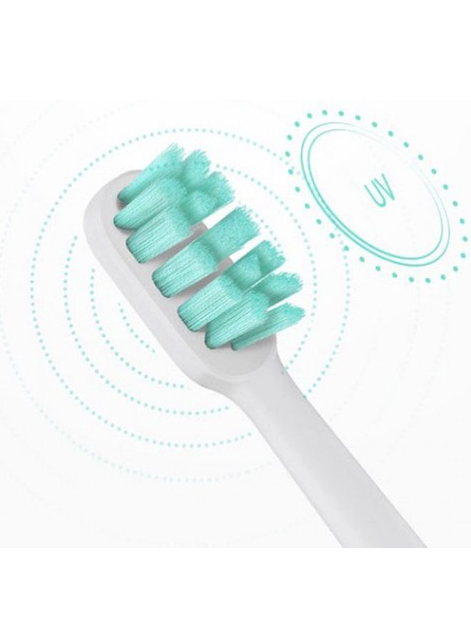 NIBEMINENT 3 Pack Electric Toothbrush Head White/Green 14x8x3cm - Image 2