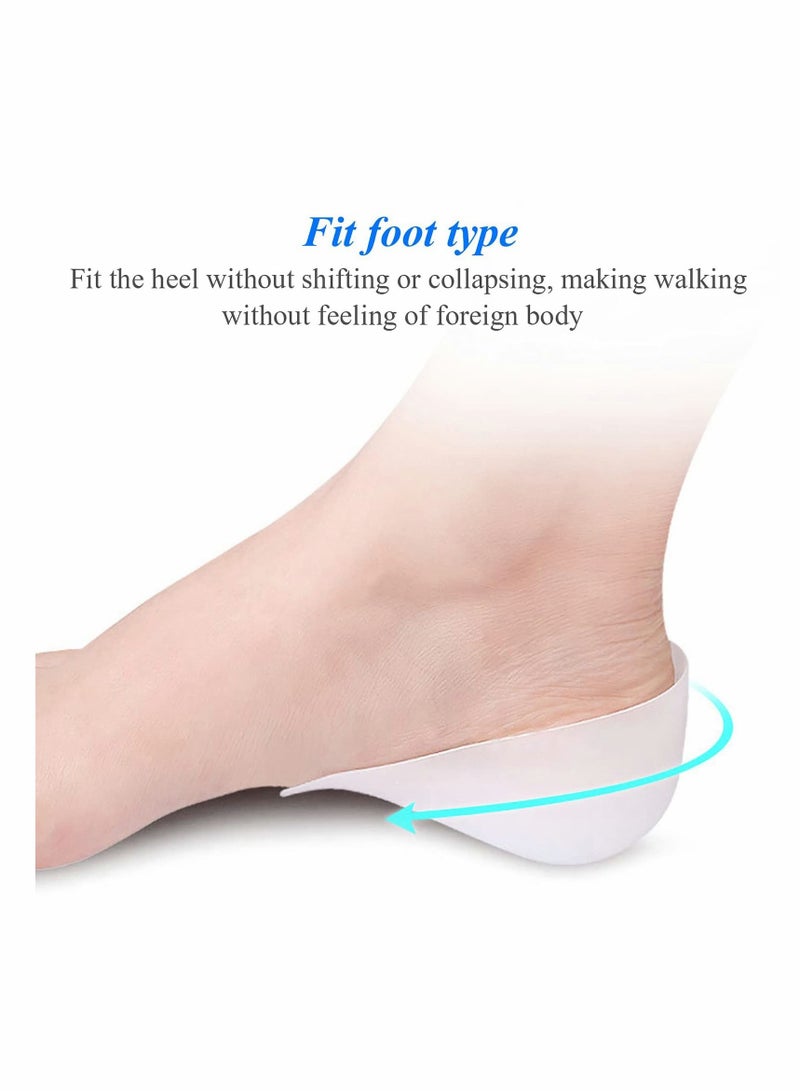 KASTWAVE Unisex Invisible Height Increase Insoles,3 Pairs Women Men Heel Pads Silicone Gel Lift Insole In Socks Cracked Foot Skin Care Tool  - Image 5
