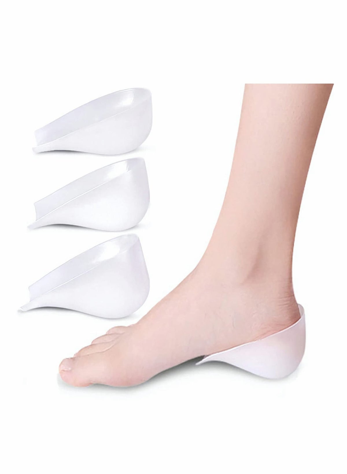 KASTWAVE Unisex Invisible Height Increase Insoles,3 Pairs Women