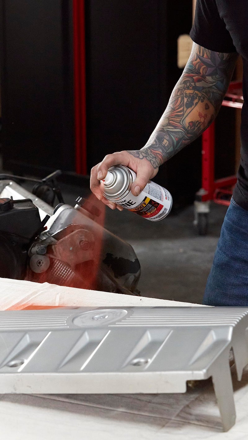 Rust-Oleum 363571 Engine Enamel Spray Paint, 11 oz, Flat Black, (Pack of 1) - Image 4