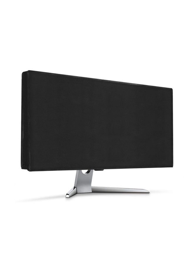 kwmobile - Kwmobile Monitor Cover Compatible With 34-35  Monitor - Dust Cover Computer Screen Protector - Black - Image 1