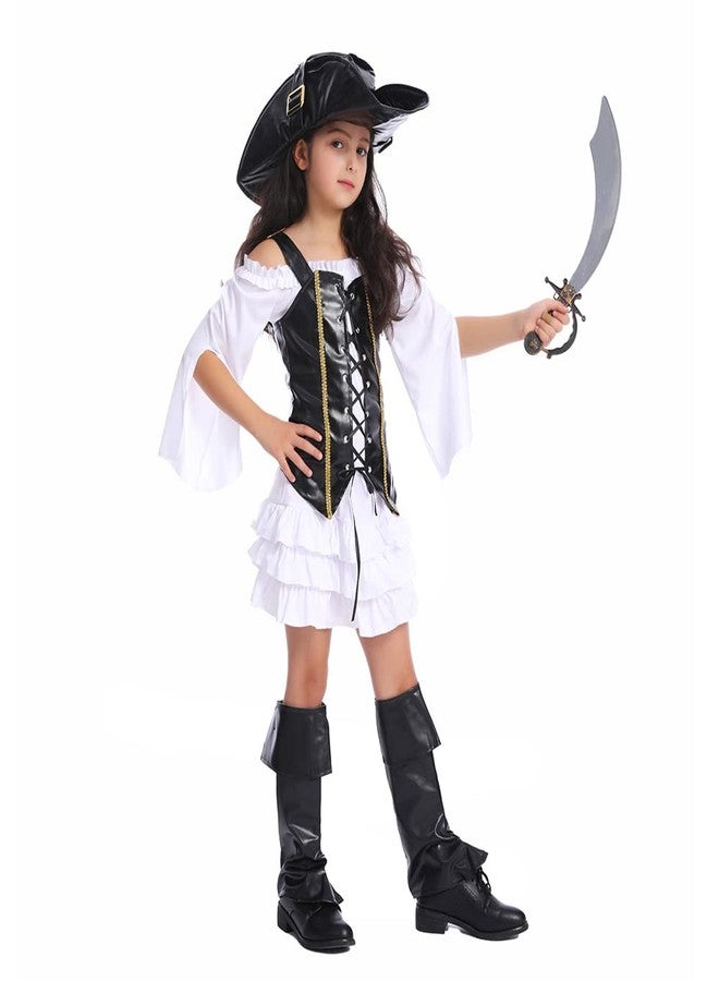 PGOND Cute Pirate Girls Halloween Dress up Costume (14-16Y) - Image 1