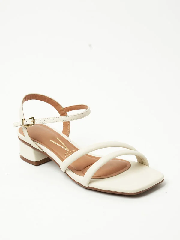 VIZZANO Vizzano Ladies Sandals With Back Strap Off White | Made In Brazil
