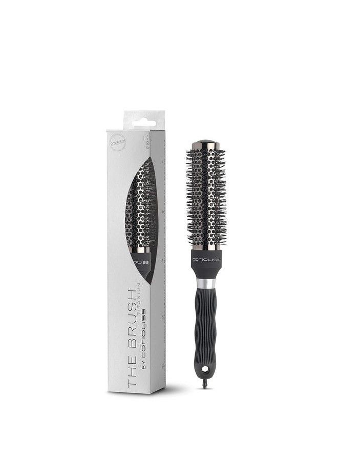 Corioliss - | Hair Brushes For Women | Professional Titanium Round Barrel Ionic Hair Brush | Ideal For Styling Every Kind Of Hair 33 Mm - Image 1