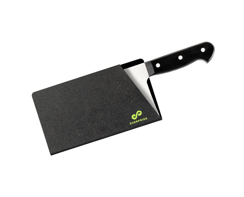EVERPRIDE Butcher Chef Knife Edge Guard Wide Knives Blade Edge Protectors Meat Cleaver Knife Sheath BPAFree Chef Knife Cover Fits Blades Up To 8 x 4 Knives Not Included