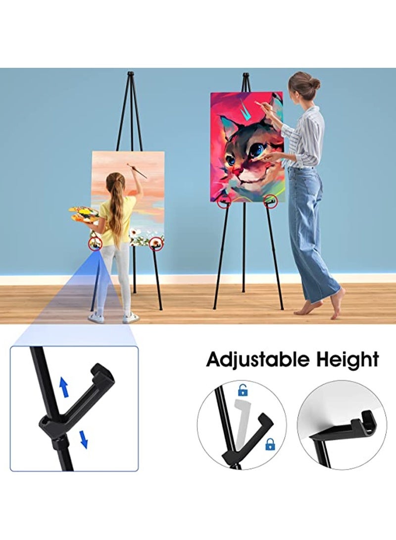 Folding Display Frame for Drawing Board, Tripod Art Poster Frame - Image 2