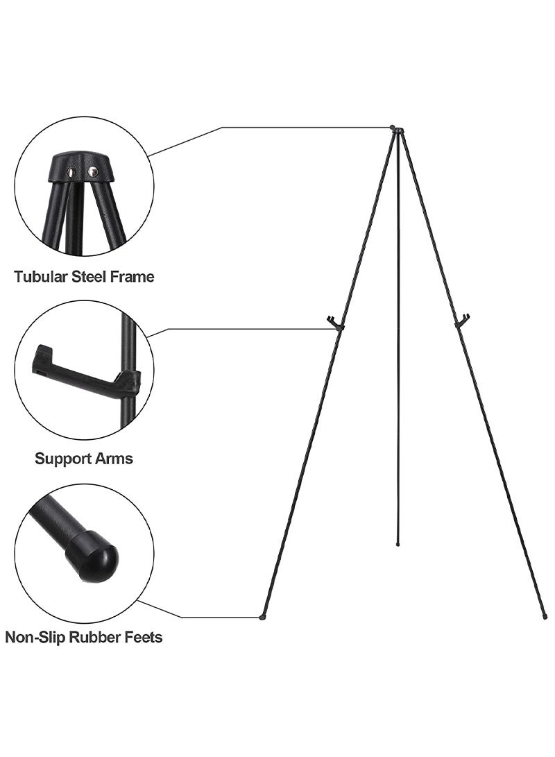 Folding Display Frame for Drawing Board, Tripod Art Poster Frame - Image 4