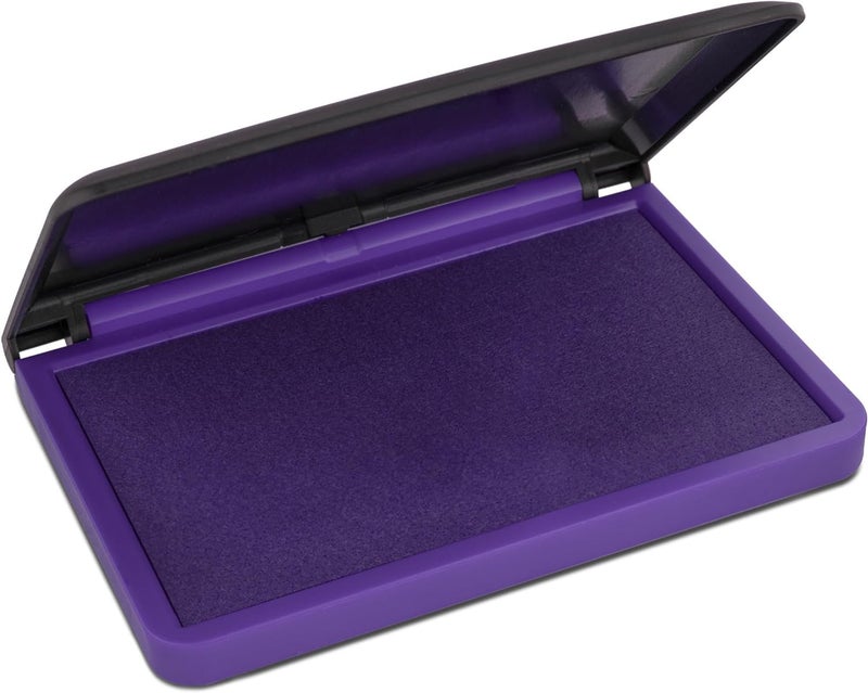Mark 2000 Premium Purple Ink Stamp Pad - 2" by 4" - Quality Felt Pad - Image 1